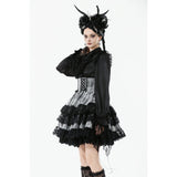Dark in Love Hexa Layered Tartan Skirt
