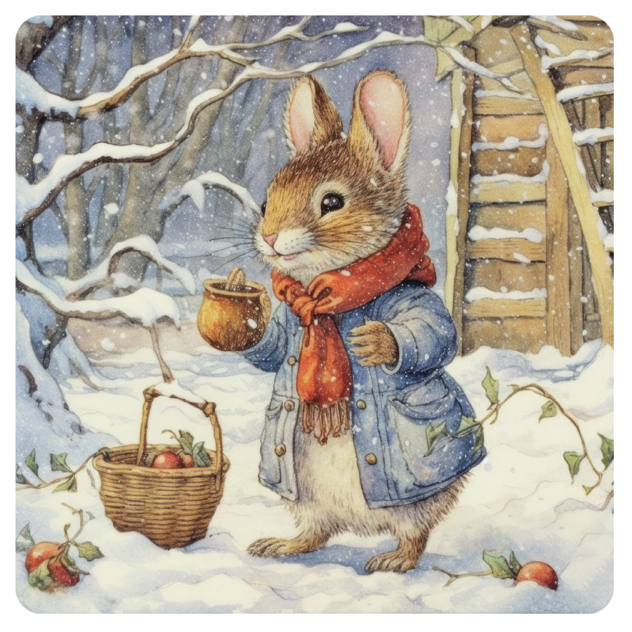 Traditional Mouse Set of 4 Placemats/2