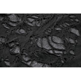 Dark in Love Morrigan One-Shoulder Lace Goth Top in Black