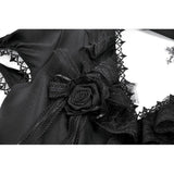 Dark in Love Courtly Cross Gem Gothic Blouse