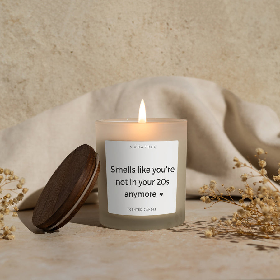 30th Birthday Candle - Luxury Vanilla Soy 220g | 30th Birthday Gift