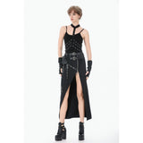 Dark In Love Punk Rib Cage Grommet Waist Cincher