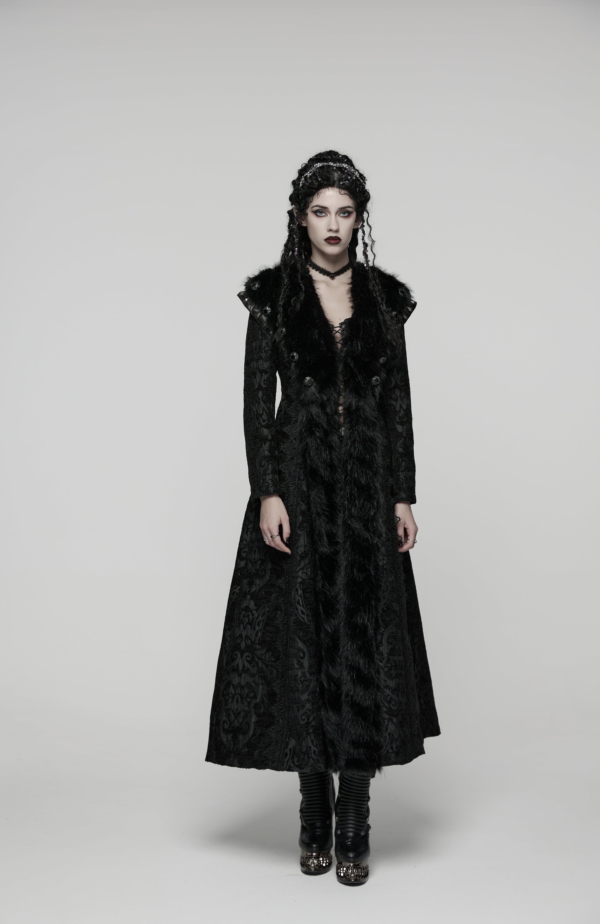 Punk Rave Goth Gorgeous Plush Coat