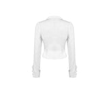 Dark in Love Queeny White Gothic Demon Shirt