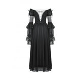 Dark in Love Millicent Black Tulle Feather Fantasy dress