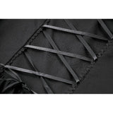 Dark in Love Black Gothic Sweet Bow Lace Lolita Dress