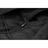 Dark in Love Bonded Tulle Layered Goth Mini Skirt in Black