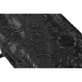 Dark In Love Victoria Black Lace Bow Mini Handbag