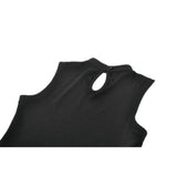 Dark in Love Punk Coffin Mesh Panel Top