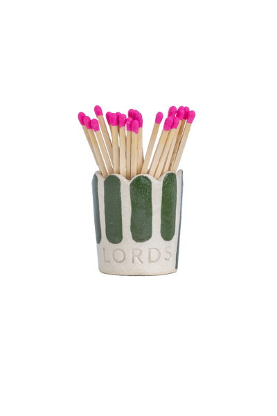 Ceramic Scallop Edge Match Pot Various Styles