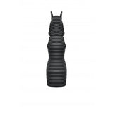 Dark In Love Salem Striped Cat Ear Hoodie Dress