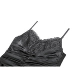 Dark in Love Gothic Satin Lace Dress