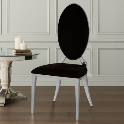 Black Velvet Dining Chair | Eliza