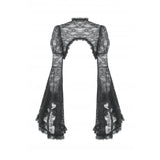 Dark in Love Belladonna Lace Bell Sleeve Goth Shrug