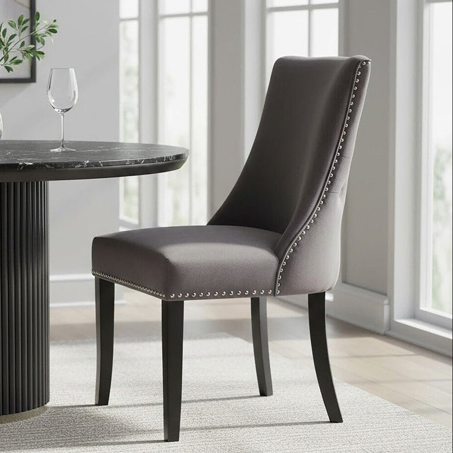 Dark Grey Dining Chair | Kensington Townhouse