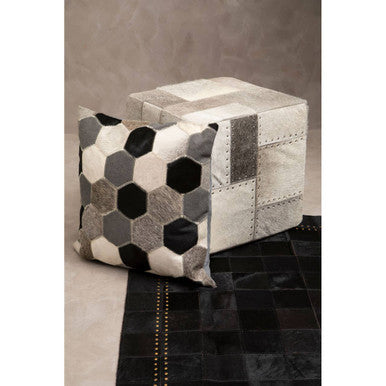 Grey Pouffe | Safira