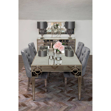 Grey Velvet Dining Chair | Richmond
