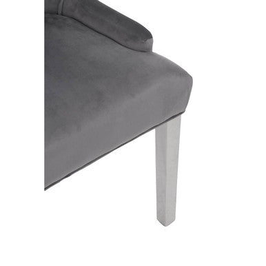 Grey Velvet Dining Chair | Richmond