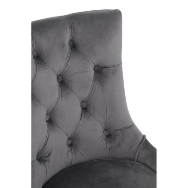 Grey Velvet Dining Chair | Richmond