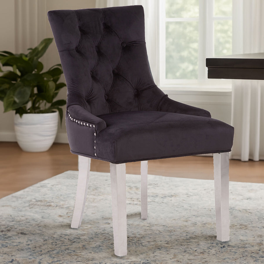Black Velvet Dining Chair | Richmond