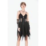 Dark in Love Punk Sleeveless Spiked Dress