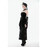 Dark in Love Erzebeth Lace-Up Gothic Arm Warmers