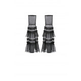Dark in Love Ophelia Tiered Tulle Knee-High Socks