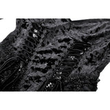 Dark in Love Seraphina Velvet Lace Goth Dress