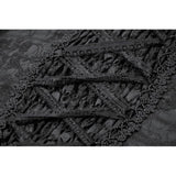 Dark in Love Selene Ruffled Floral Jacquard Corset Top