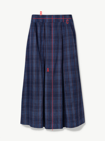Maxi skirt with pockets Organic Linen – Valery | No More Nobody