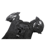Dark in Love Morwenna Lace Gothic Maxi Dress in Black