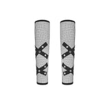 Dark In Love Punk Mesh Hollow Chain Decor Gloves