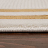 Carmel Cream-Gold Bordered Rug | 6060