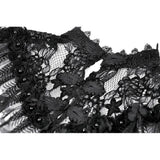 Dark in Love Morwenna Gothic Lace Ruffle Capelet