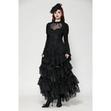 Dark in Love Avalon Gothic Embroidered Puff Sleeve Top