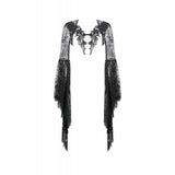 Dark In Love Gothic Deep-V Lace Bell Sleeve Cape