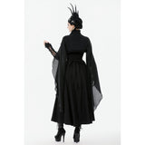 Dark in Love Erzsébet Dramatic Lace Gothic Cape Shrug