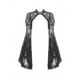 Dark in Love Belladonna Lace Bell Sleeve Goth Shrug