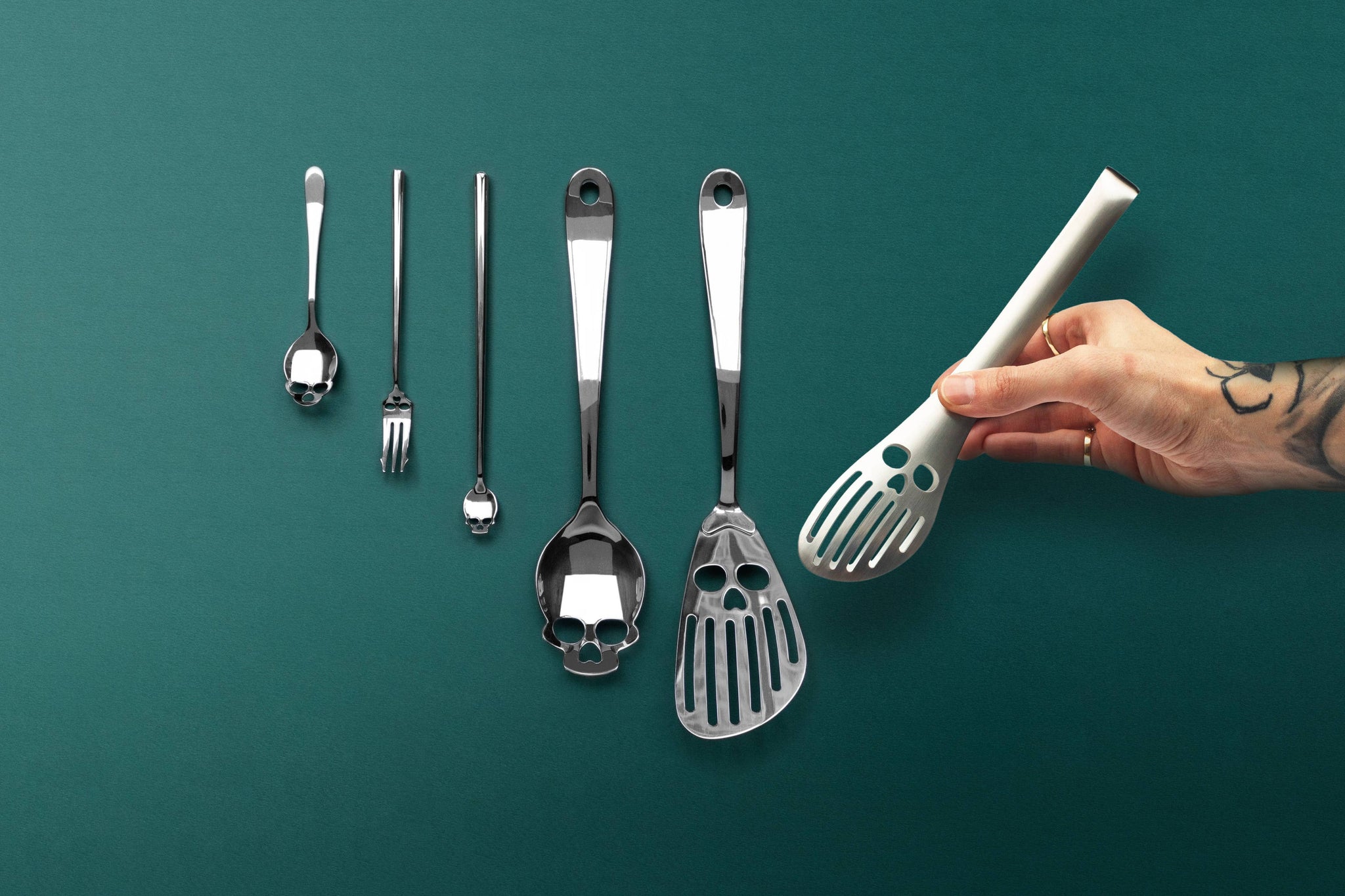 Gothic Gift SKULL TONGS