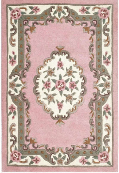 Shensi Pink Medallion Rug