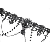 Dark In Love Adelina Vintage Lace Layered Choker