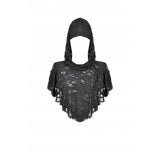 Dark in Love Nyx Distressed Shredded Hooded Poncho