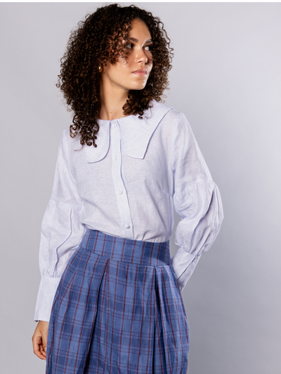 Maxi skirt with pockets Organic Linen – Valery | No More Nobody