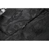 Dark in Love Morgana Gothic Off-Shoulder Lace Hem Dress