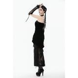 Dark in Love Erzebeth Lace-Up Gothic Arm Warmers