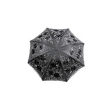 Dark in Love Belladonna Embroidered Folding Parasol