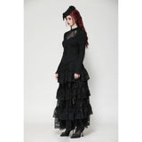Dark in Love Avalon Gothic Embroidered Puff Sleeve Top