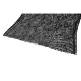 Dark in Love Punk Mesh Hollow-Out Hooded Top