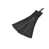 Dark in Love Lace-Up Layered Goth Convertible Flare Trousers or Shorts
