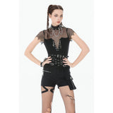 Dark in Love Punk Metal Utility Shorts